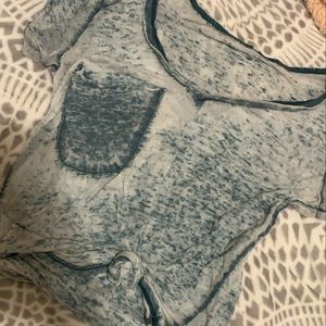 ‼️5 for $25 ‼️ burned out shirt (see through)